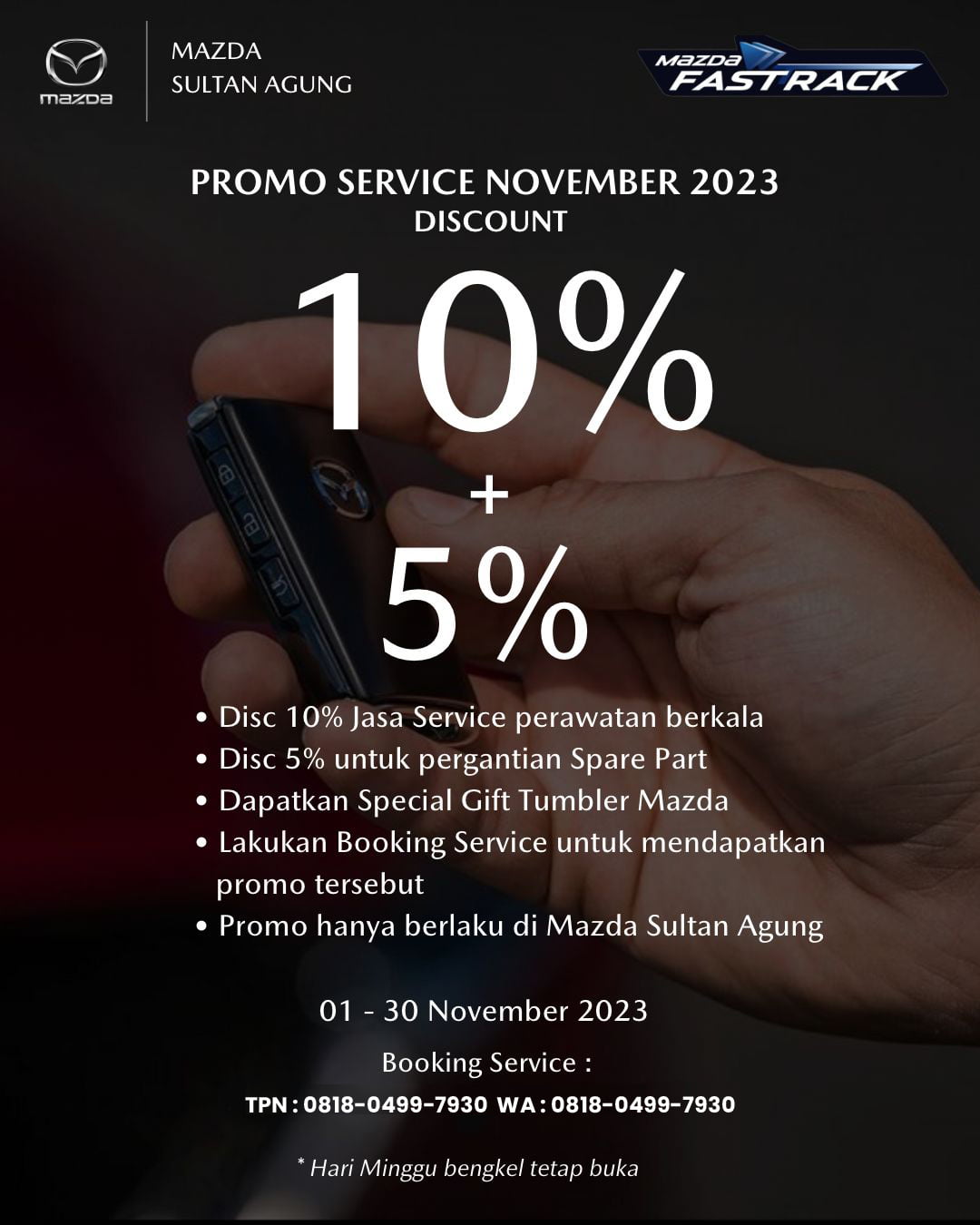 Promo Service Mazda November 2023